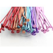 Flat Head Pins COLORED