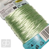 Satin cord 2 mm Green 10 m ATL001