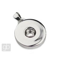 Pendant BUTTON jewelry Platinum CV25