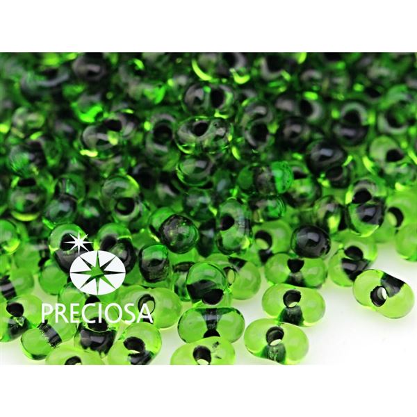 Preciosa Beads Farfalle 2x4 mm Green 10 g