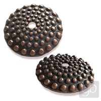 Jewelery beads chapel decorated 15x3 mm Old brass KAPL060