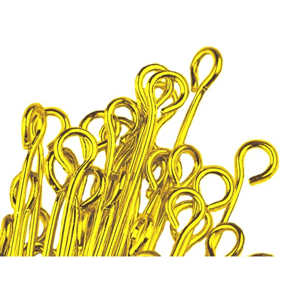 Eye pins GOLD 50 mm 15 pcs.