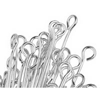 Eye pins SILVER 20 mm 15 pcs.