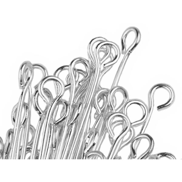 Eye pins SILVER 20 mm 15 pcs.