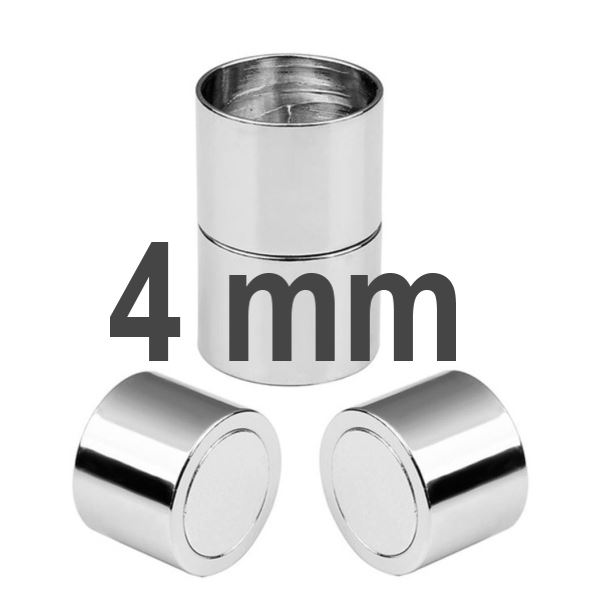 Magnetic clasps PLATINE Surgical steel 14 mm
