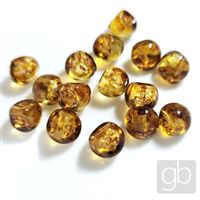 Pressed Beads Sponges Brown 8.5 mm 15 pcs MPOST002