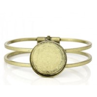 Bracelet base Old brass