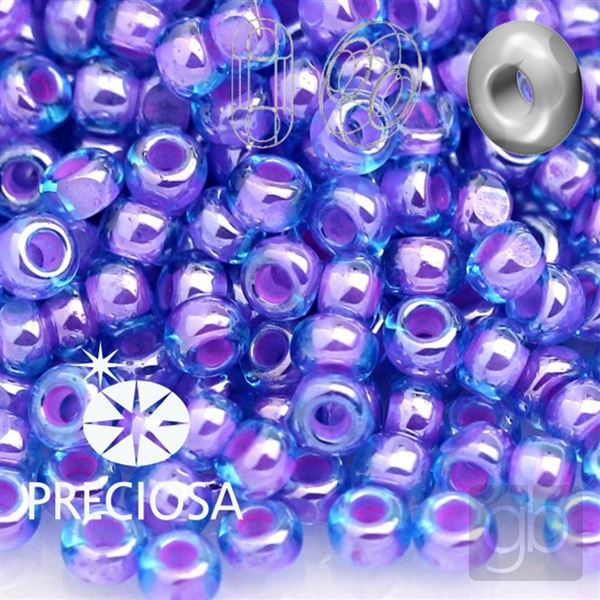 Preciosa Seed Beads CHARLOTTE 11/0 2,1 mm Blue 61016 20 g