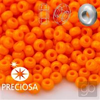 Preciosa Seed Beads CHARLOTTE 11/0 2,1 mm Orange 93140 20 g