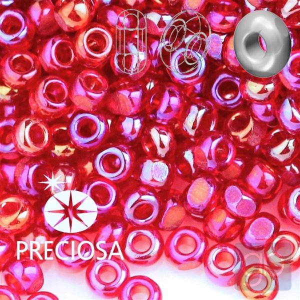 Preciosa CHARLOTTE 11/0 2,1 mm Red 91090 50 g