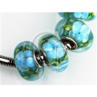 Lanpwork beads Hole 6 mm Blue PDR16
