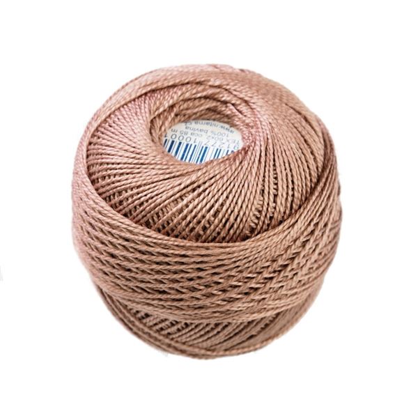 Perlovka crochet yarn Brown 7462
