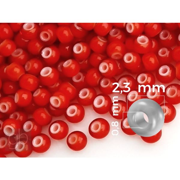 Preciosa CORNELIAN 10/0 2,3 mm Red (93730) 20 g