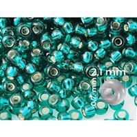 Preciosa Seed beads 11/0  2,1 mm Green (57710) 20 g