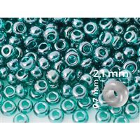 Preciosa Seed beads 11/0  2,1 mm Green (50710) 50 g