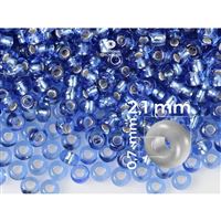 Preciosa Seed beads 11/0  2,1 mm Blue (37030) 20 g