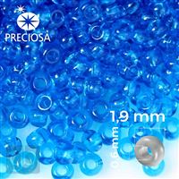 Preciosa Seed beads 12/0 1,9 mm Blue 60150 20 g