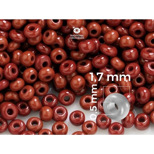 Preciosa Seed beads 13/0 1,7 mm Brown (13600) 20 g