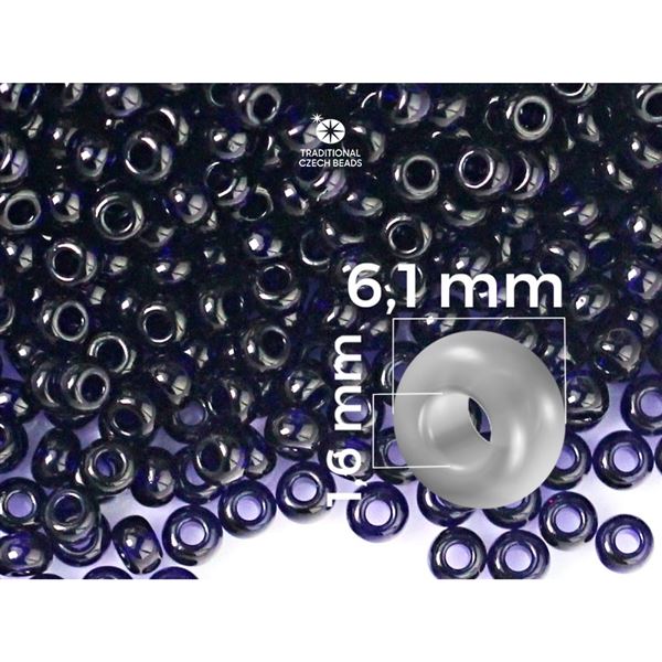 Preciosa Seed beads 2/0 6,1 mm Blue (30110) 20 g