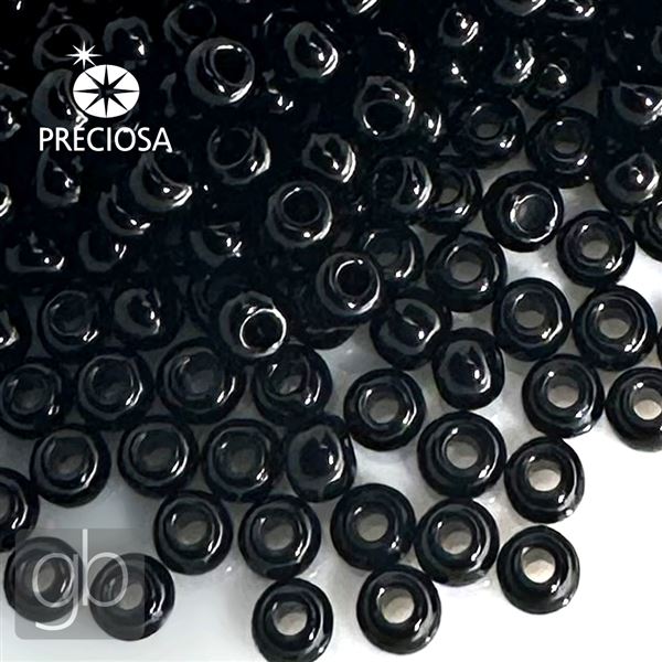 Preciosa Seed beads 3/0 5,6 mm Black 23980 20 g