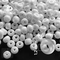 Preciosa Seed beads 5/0 4,6 mm White 46102 50 g
