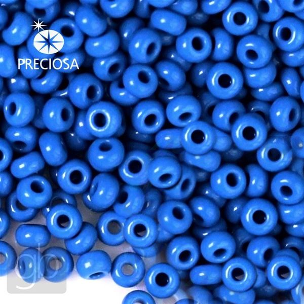 Preciosa Seed beads 6/0 4,1 mm Blue 33210 20 g