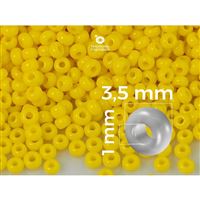 Preciosa Seed beads 7/0 3,5 mm Yellow (83110) 20 g
