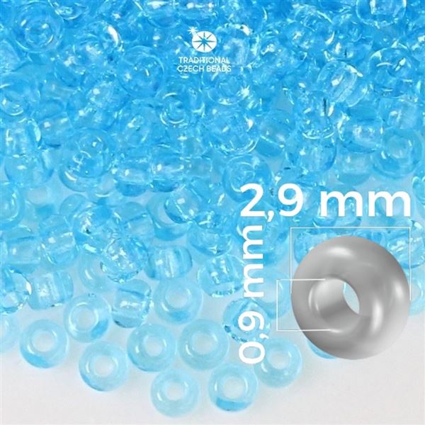 Preciosa Seed beads 8/0 2,9 mm Blue 60000 50 g