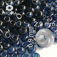 Preciosa Seed beads 8/0 2,9 mm Blue (60100) 50 g
