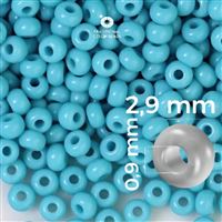 Preciosa Seed beads 8/0 2,9 mm Blue 63030 50 g