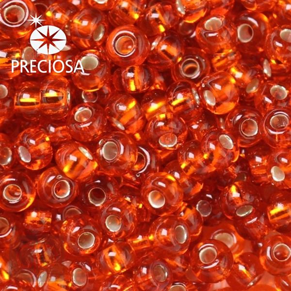 Preciosa Seed beads 8/0 2,9 mm Orange (PV8150) 20 g