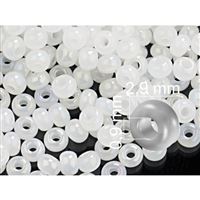 Preciosa Seed beads 8/0  2,9 mm White (57205) 20 g
