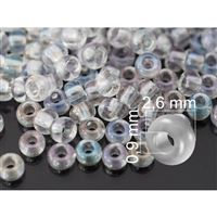 Preciosa Seed beads 9/0  2,6 mm Clear (58205) 20 g