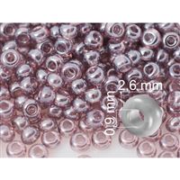 Preciosa Seed beads 9/0  2,6 mm Purple (26010) 20 g