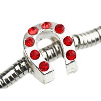 Metal beads horseshoe 11x10x9 mm (5 mm hole) SAM12