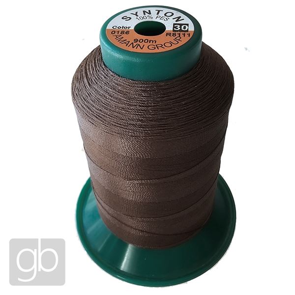 SYNTON 30 Beading thread 900 m Brown 0186