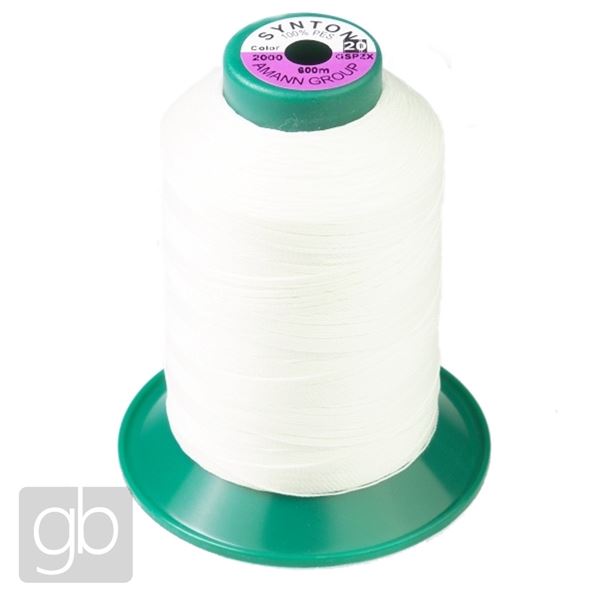 SYNTON 20 Beading thread 600 m White 2000