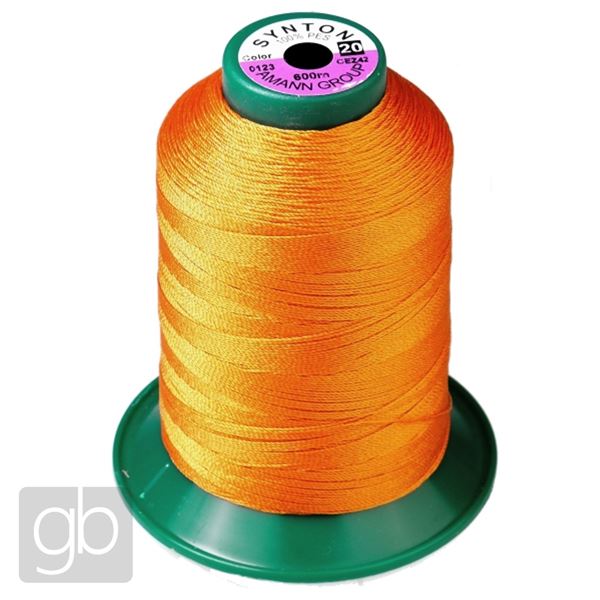SYNTON 20 Beading thread 600 m Orange 0123