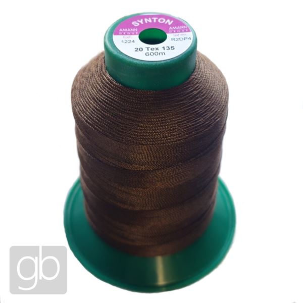 SYNTON 20 Beading thread 600 m Brown 1224