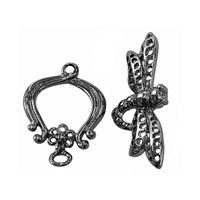 Toggle Clasps DRAGONFLY Hematite