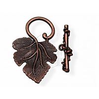 American fastening GRAPE LEAF Old copper