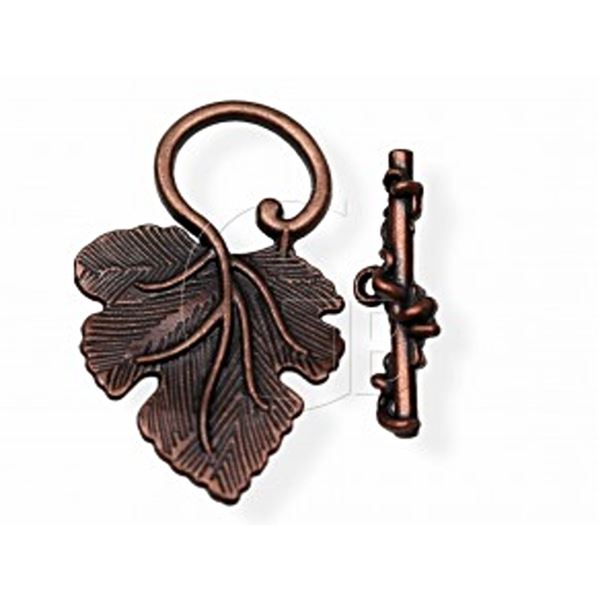American fastening GRAPE LEAF Old copper