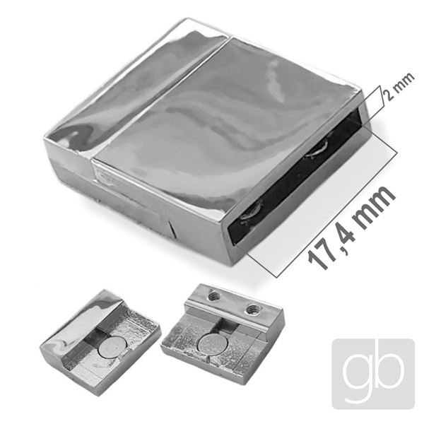 Magnetic clasps PLATINE 24 x 20 x 6 mm