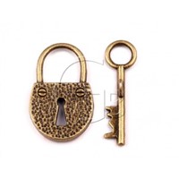 Toggle Clasps Lock 18 x 31 mm Old brass K918